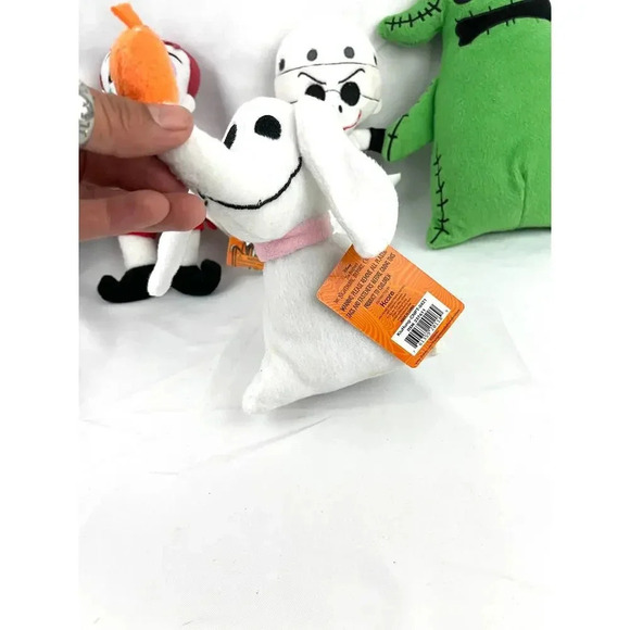 Lot of 5 Disney Nightmare Before Christmas Plush Dolls Lock Mayor Oogie Dr Zero - Picture 12 of 16